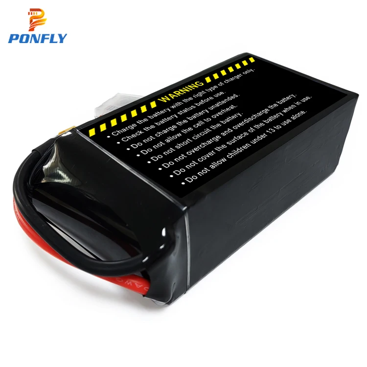 Аккумулятор PONFLY большой емкости fpv для дрона 22 2 В 6S 16000mAh 15C 30C lipo аккумулятор автомобильного вертолета производитель квадрокоптеров