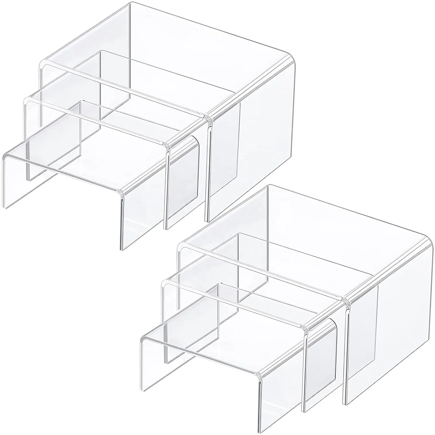 Акриловая прозрачная прямоугольная витрина