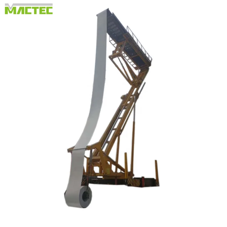 Hydraulic mobile lifting platform ladder aerial car roll forming machine