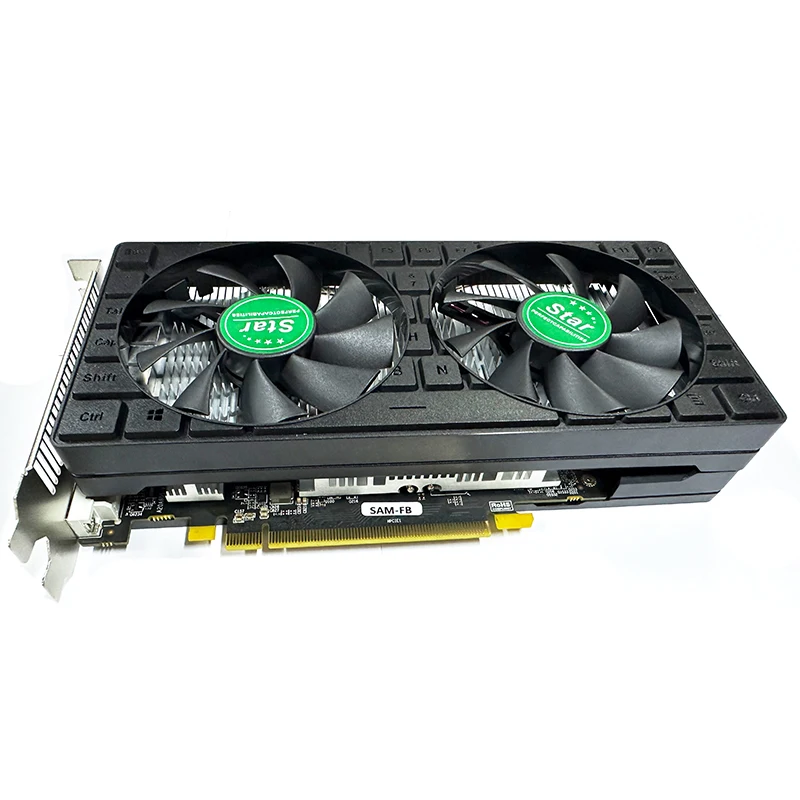 Используемая видеокарта RX580 с 2048sp 8GB GDDR5 для игровой видеокарты