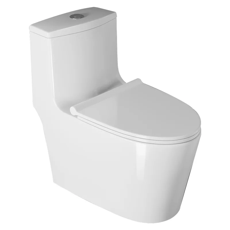 Manufacturer wholesale sanitary ware one-piece water-saving mute super whirlpool siphon type household toilet toilet