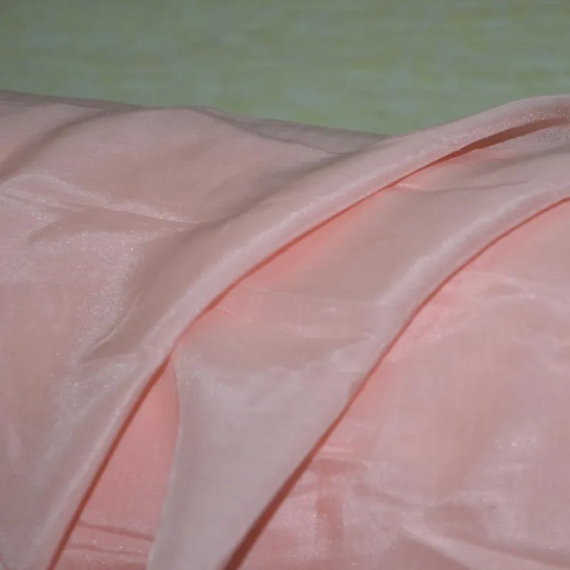 30%silk 70%cotton custom color cotton silk chiffon fabric for dress