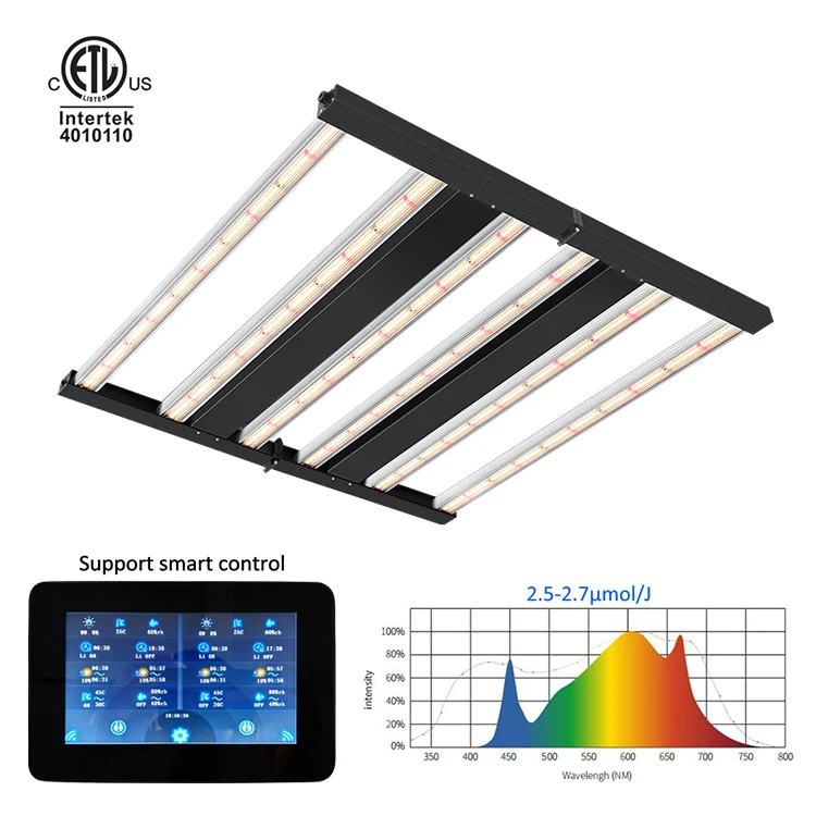 USA Stock 4*4 Samsung Full Spectrum Indoor Veg Flowering Plant 700W Foldable 720 watt 720W LED Grow Light Bar USA US Warehouse