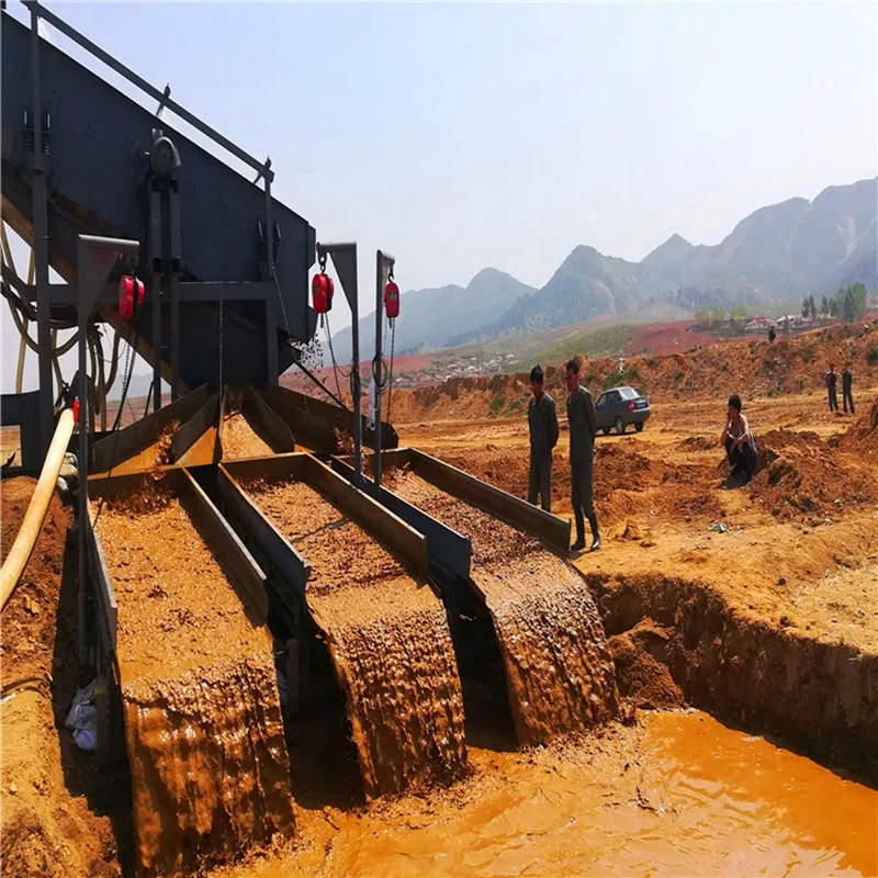 Highly Efficient Automatic Gold Panning Machine Gold Mining Equipment Gold Washing Vibrating Machine