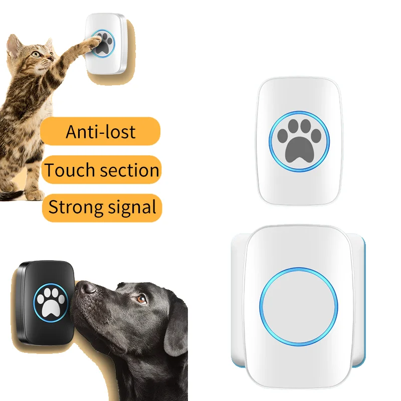 Pet Training Kit Pet Doorbell Smart Music Doorbell Waterproof Wireless Touch For Pet Training