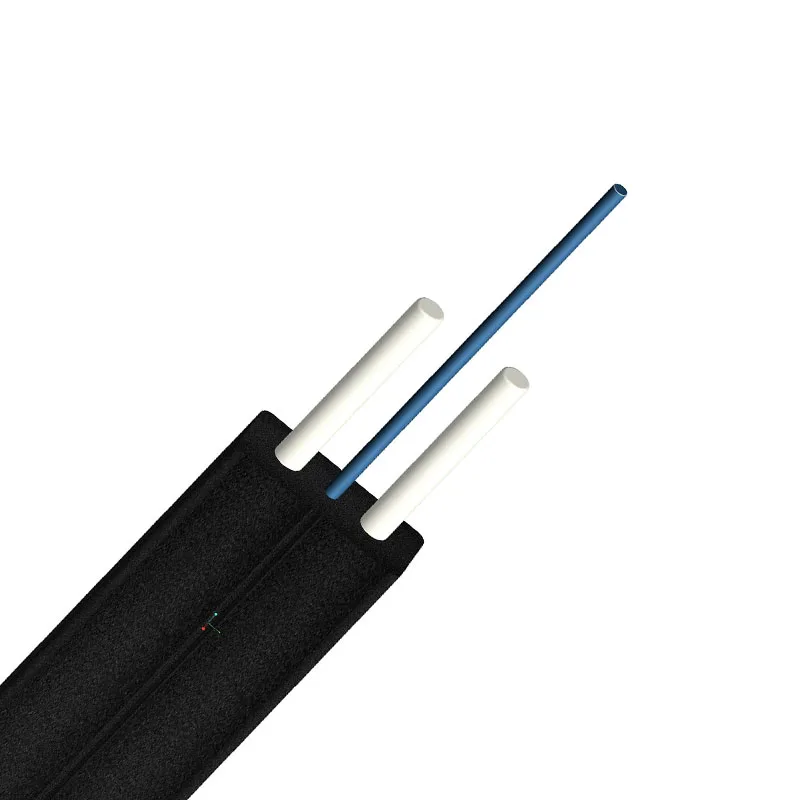 Fiber drop cable outdoor 1 2 4 core  g652d g657a  ftth single mode fiber optical cable  lszh fiber drop cable