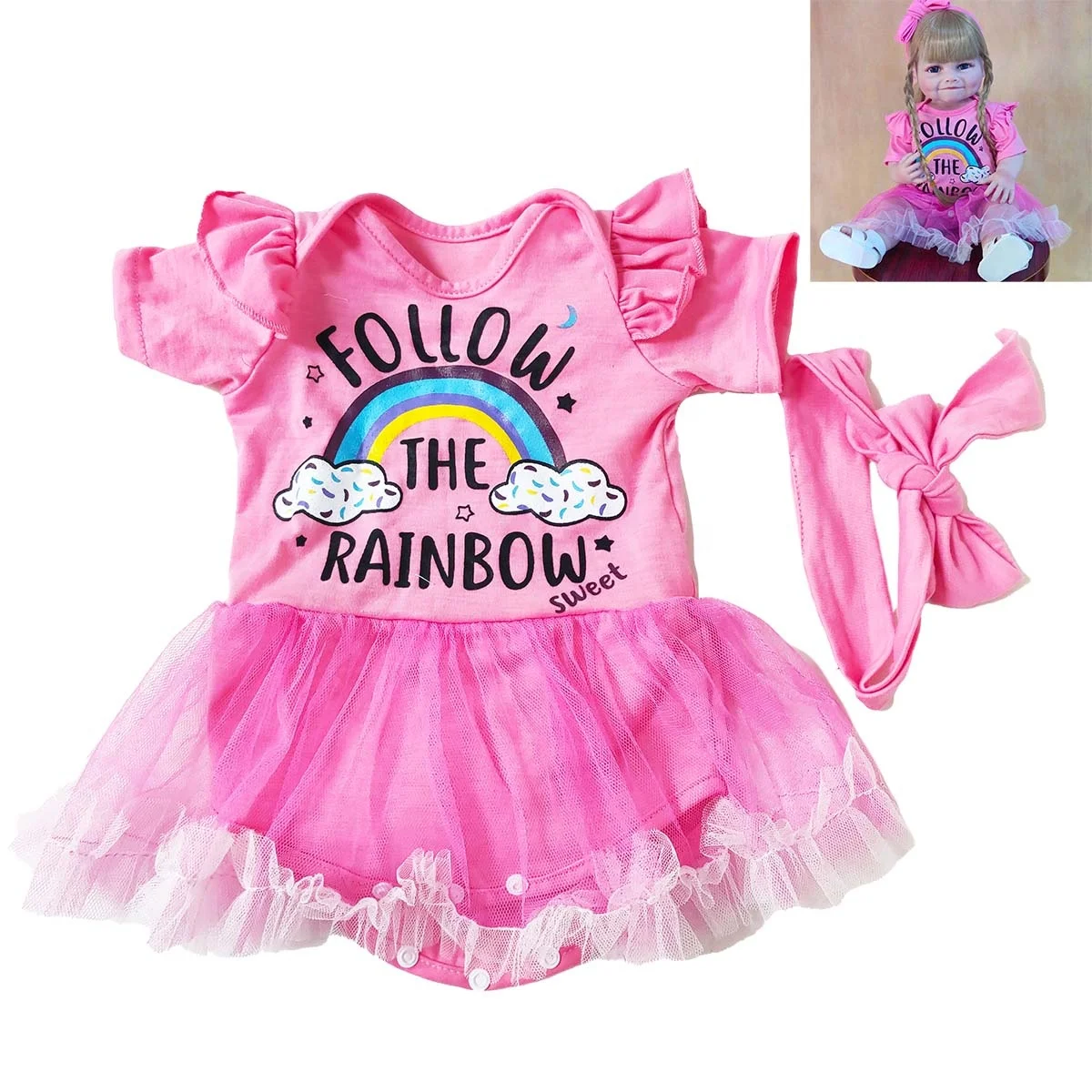 For Test Quality Low Moq American Style Girl Bebe Reborn Bomeca Doll Princess Dresses Clothes For Sale