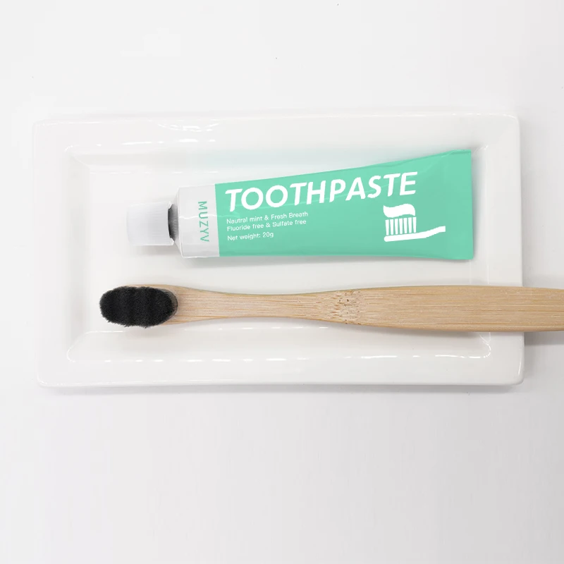 Customized toothpaste 10g 20g Mini Size enhanced enamel whitening tooth soothing Minty Toothpaste for travel hotel dental kit
