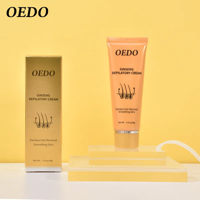 Крем для удаления волос с женьшеня OEDO крем отбеливающий кожи улучшает огрубевшую и тускшую кожу 40