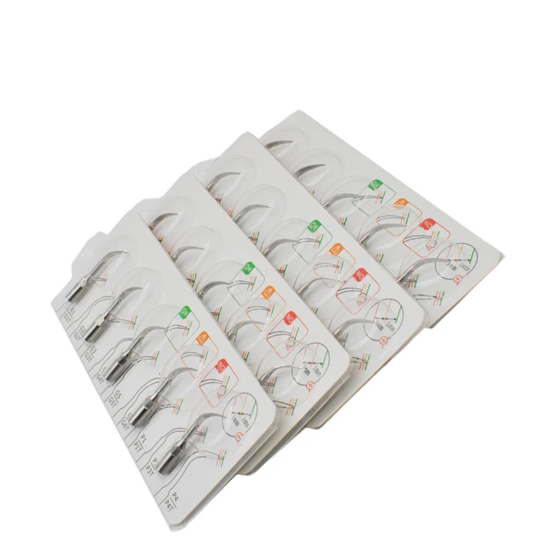 5 Pack G1, G2, G3, G4, P1, P3 Dental Scaler Heads for Woodpecker Ultrasonic Scaler Handpiece
