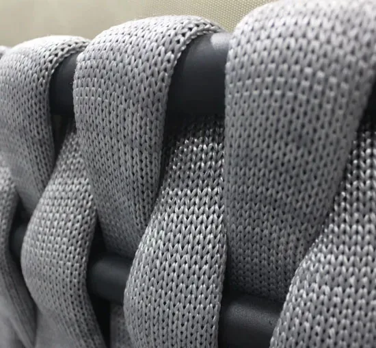 Outdoor Garden Patio Pool Double Chaise Round Rope Aluminum Furniture Sunbed  Leisure Daybed