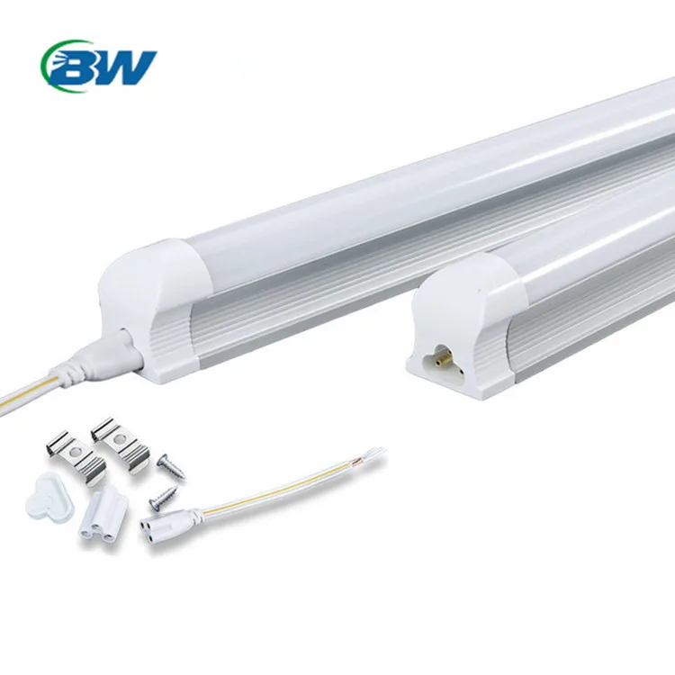 high lumen t8 integrated led light 1ft 2ft 3ft 4ft 8ft integrated v shape t8 led tube 160lm/w with 5 years warranty