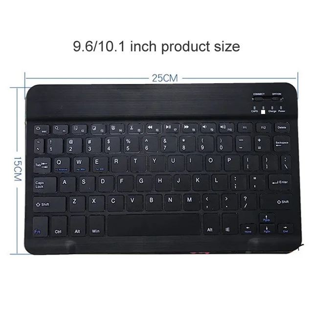 New Arrival 78 keys office gift tablet BLE coloful wireless keyboard for ipad PC mini keyboard