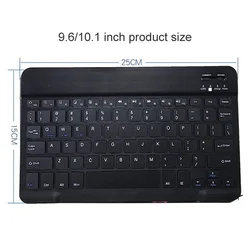 New Arrival 78 keys office gift tablet BLE coloful wireless keyboard for ipad PC mini keyboard