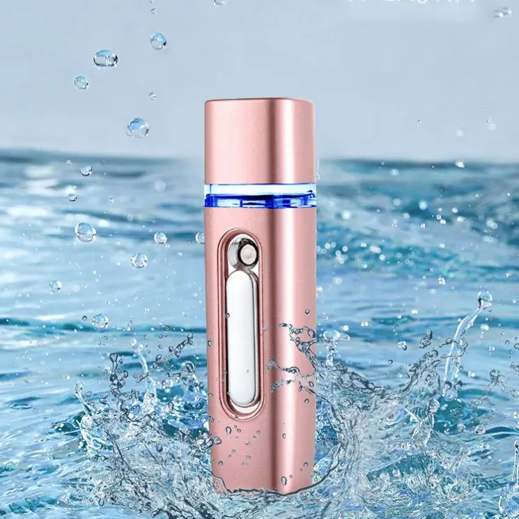 New Matte Color Upgrade Handy Nano Spray Face Mist with Skin Moisture Tester Cool Mist Spray