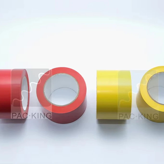 underground pvc floor marking tape yellow black hazard warning tape adhesive road marking tape keep your distance 1.5 meter