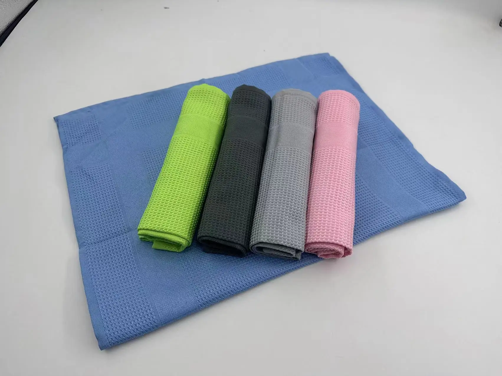 Ultra Soft 100% Cotton Cleaning Waffle Weave Kitchen Dish Towel Washcloth Face Towel For Gifts
