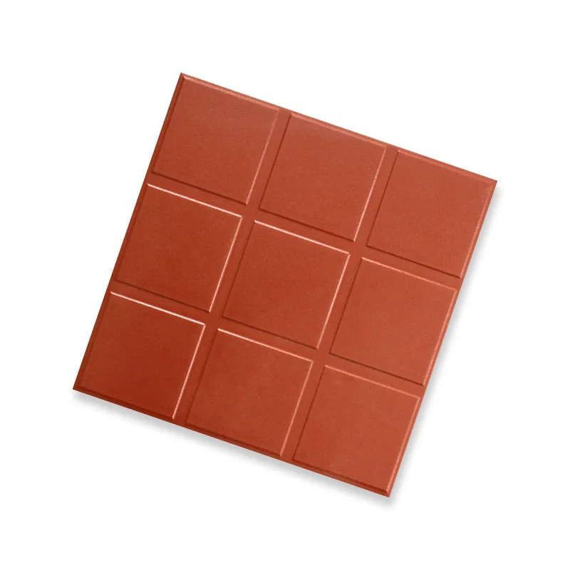Hotel Kitchen With Brick Red Cylinder Brick Water Absorption Tile Roof Terrace Gray Anti Skid Tide Brick Tile
