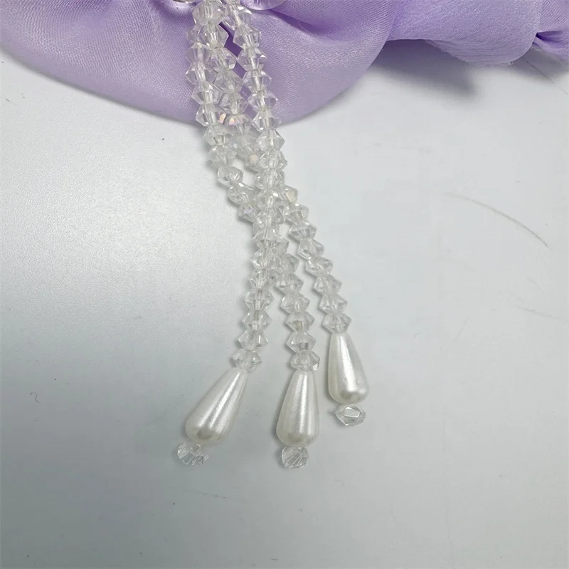 3D Multi-layer Handmade Cloth Stickers DIY Corsage Bead Appliques for Garment Accessories