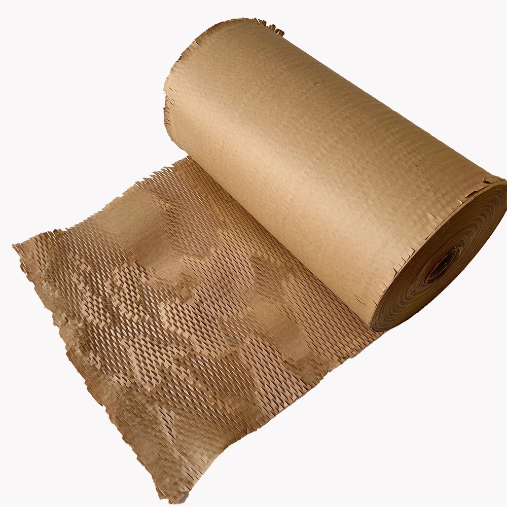 Wholesale 3D Honeycomb structure biodegradable Geami WrapPak honeycomb protective packaging gift wrapping paper for E-commerce
