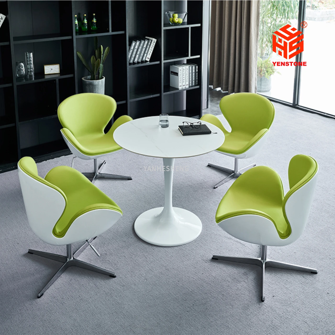 Офисный диван с центральным столиком дизайнерский роскошный офисный Высокий современный мини-диван из массива дерева 2022