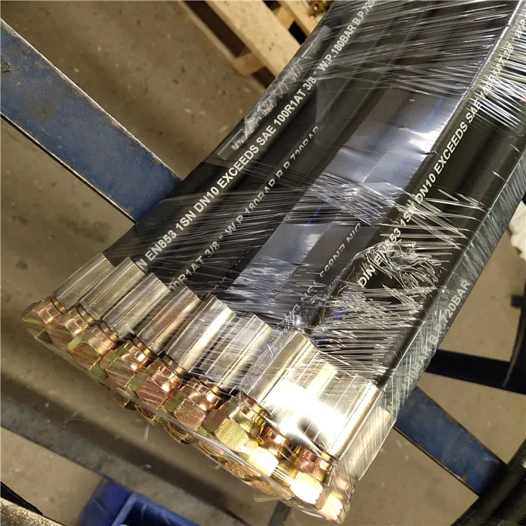 Industrial Hydraulic Hose R2/2SN High Pressure Hydraulic Hose and Fitting