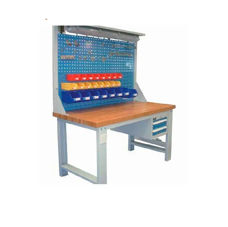 Toy  wooden workbench stainless steel workbench with drawers dental laboratory workbench for warehouse