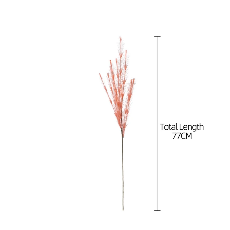 Новый дизайн искусственная трава MW09914 белое цветочное пушистое растение соломинка для рождественских медиаторов