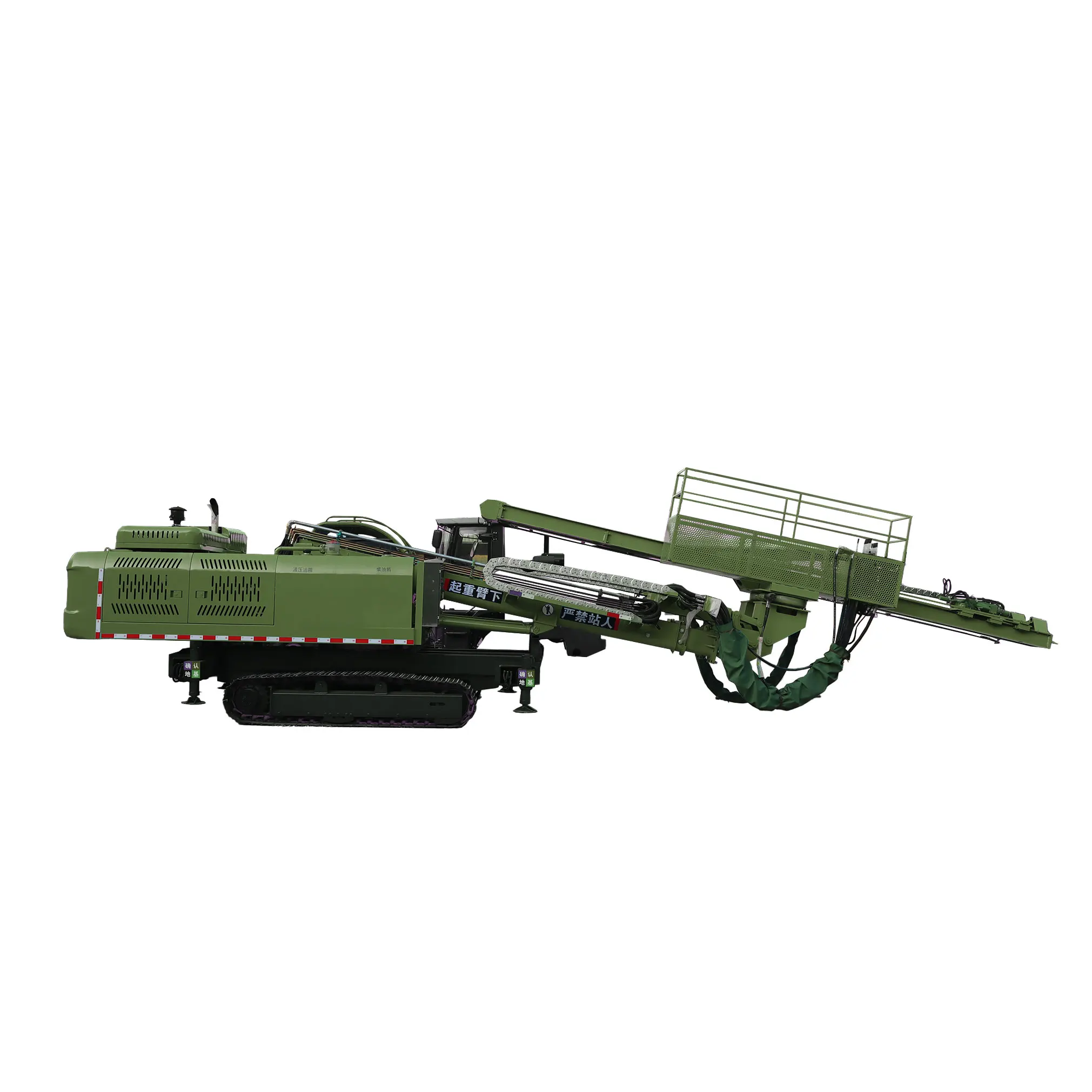 Tunnel boring machine lifting height 20 meters can be equipped with Kubota engine