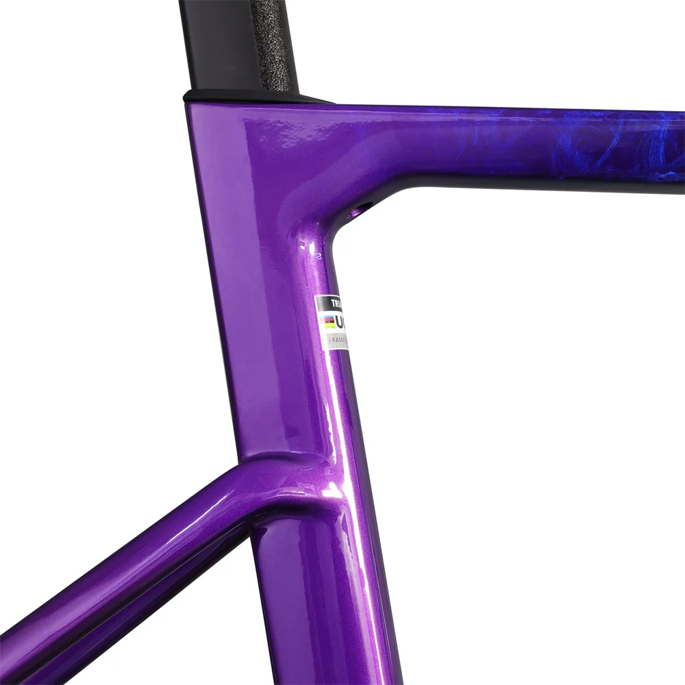 China TRIAERO Special Paint Hand-drawn Painting Decal Logo Carbon UCI Road Frame Disc Brake