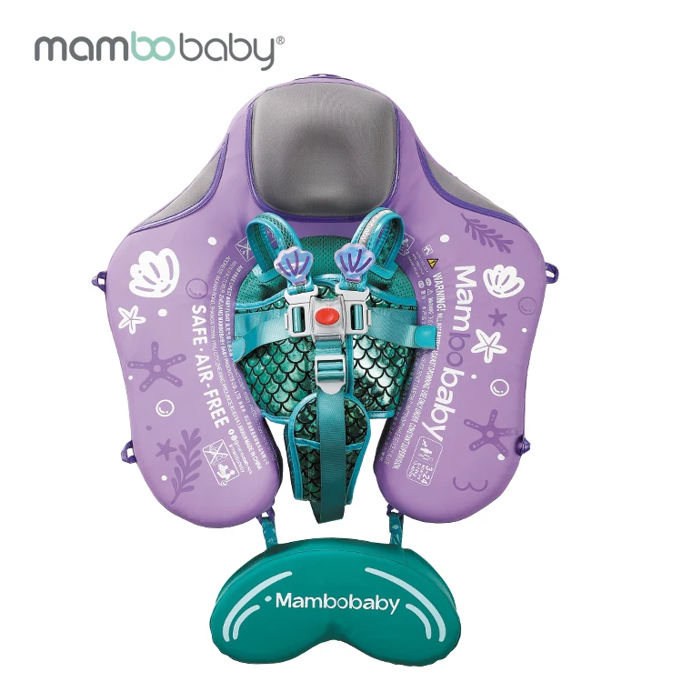 2022 Mambobaby  Hot Sale Customize Factory Non- Inflatable Chest Baby Float Swim Floating Baby Toddlers Swimming Ring