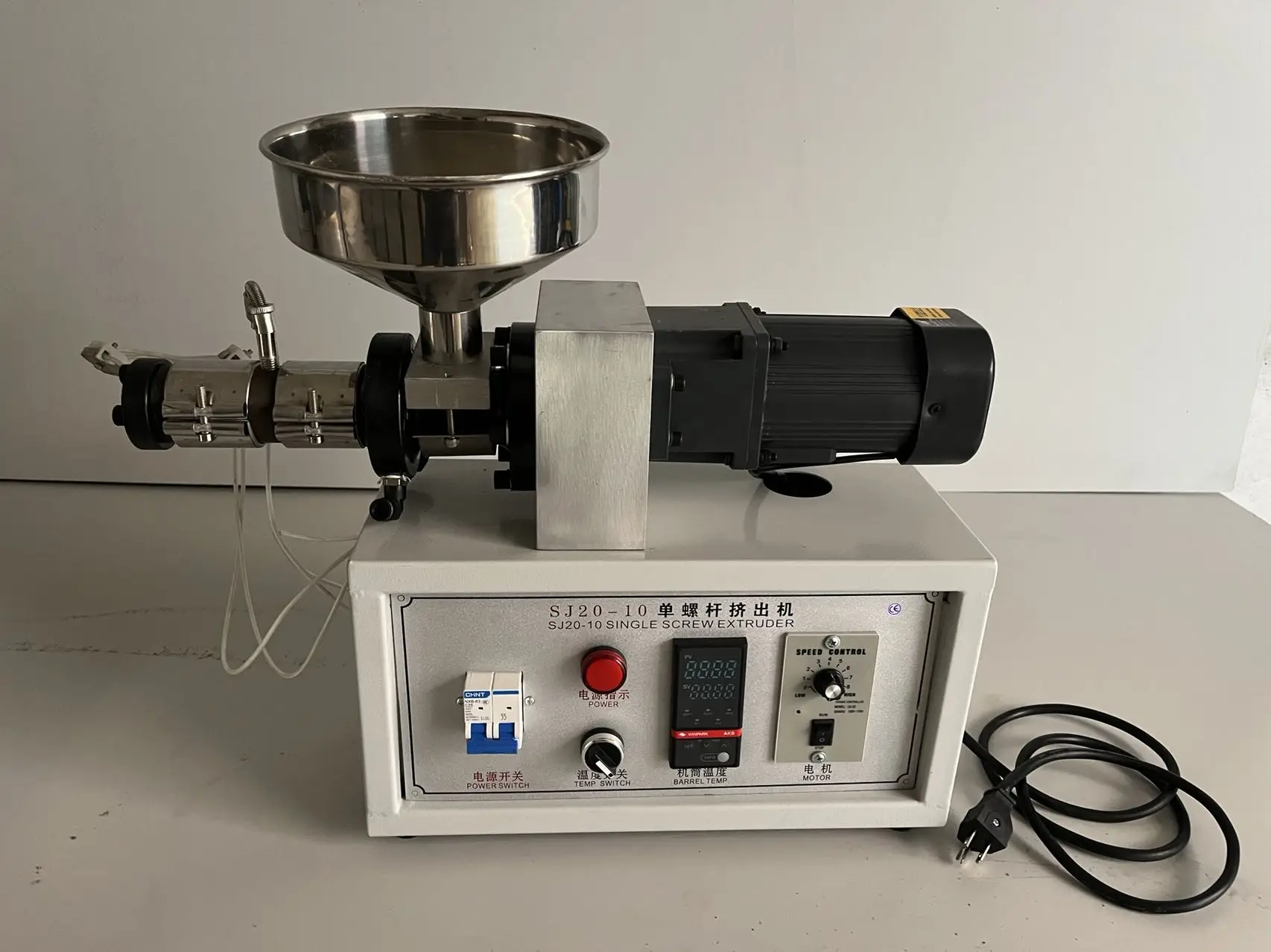 DIY plastic extruder Plastic testing machine plastic processing machines