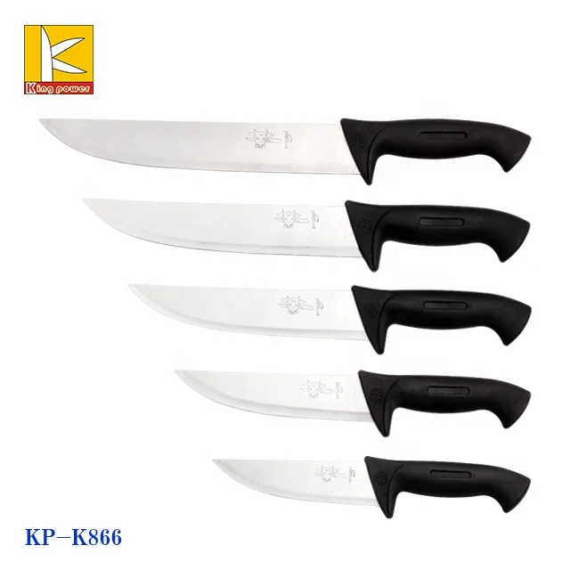 5 шт. ручкой pp экологически чистые кухонные ножи из нержавеющей стали для резки мяса убоя набор ножей