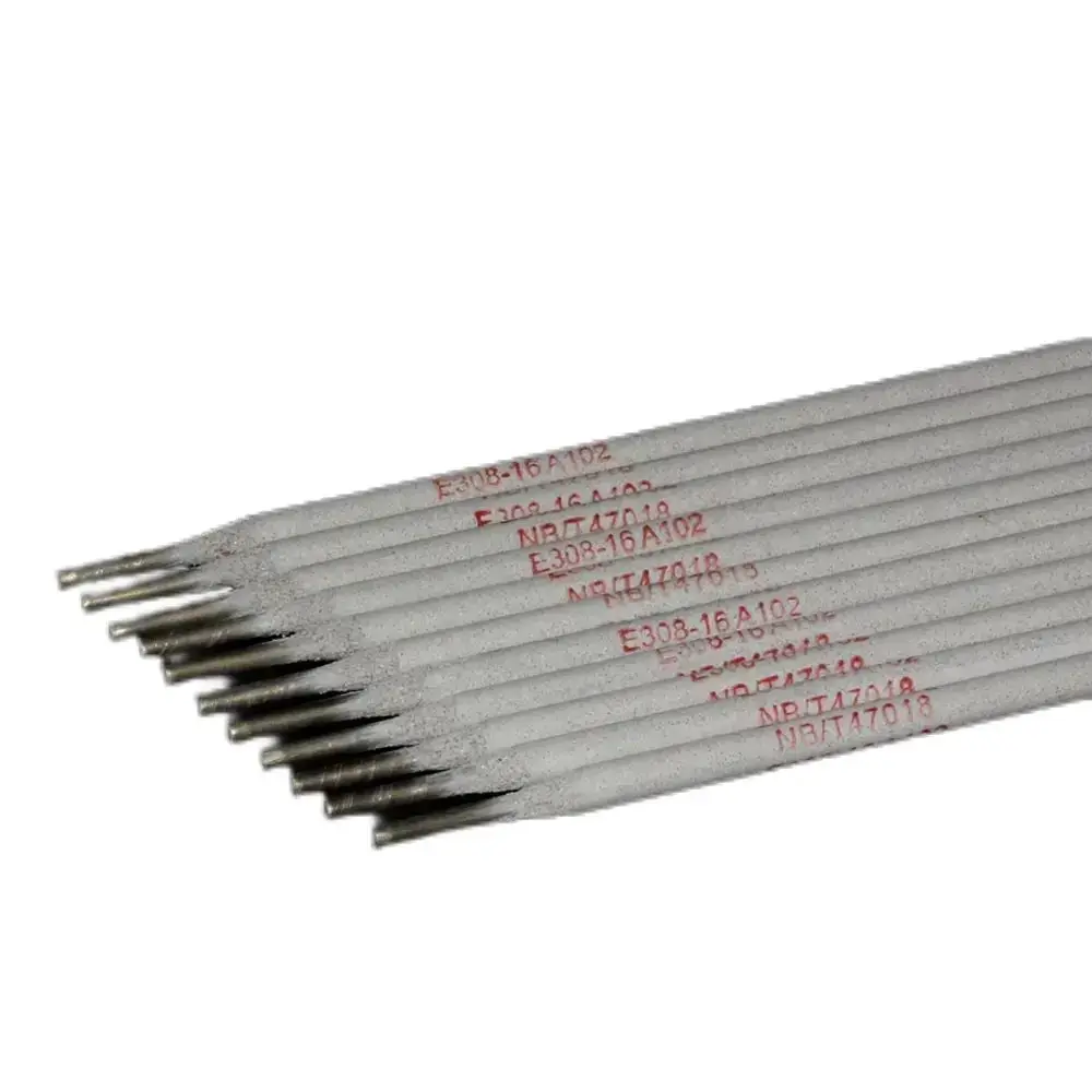 Оптовая продажа A102 E308-16 сварочный стержень из нержавеющей стали 300-450 мм длина электродов