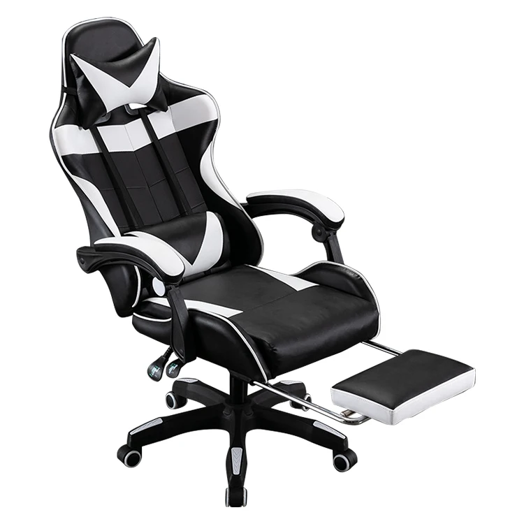 GUCI Modern panda color gaming chair computer gamer recliner racing message sofa household footrest silla