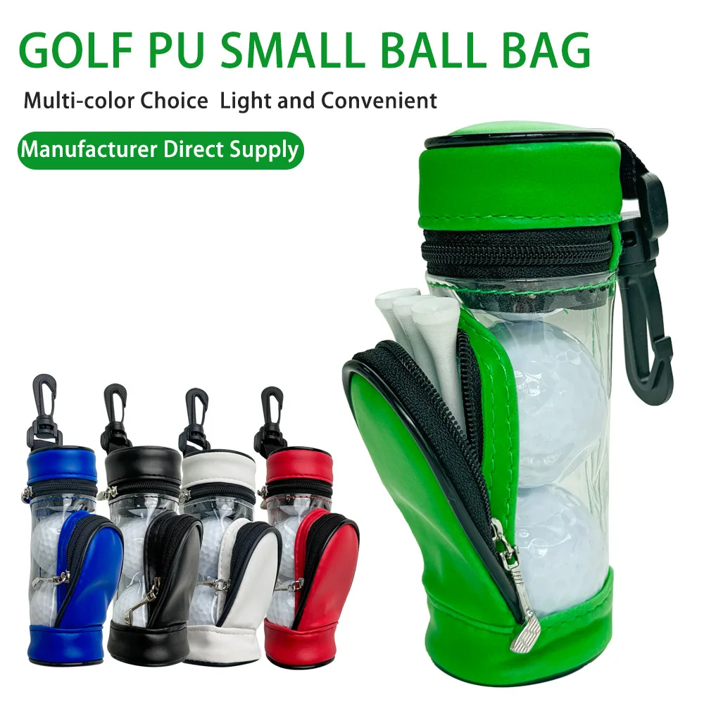 Factory Wholesale Small Golf Ball Storage Bag Pocket Holder Case Outdoor Sports Accessory for Men Women Golf Sports