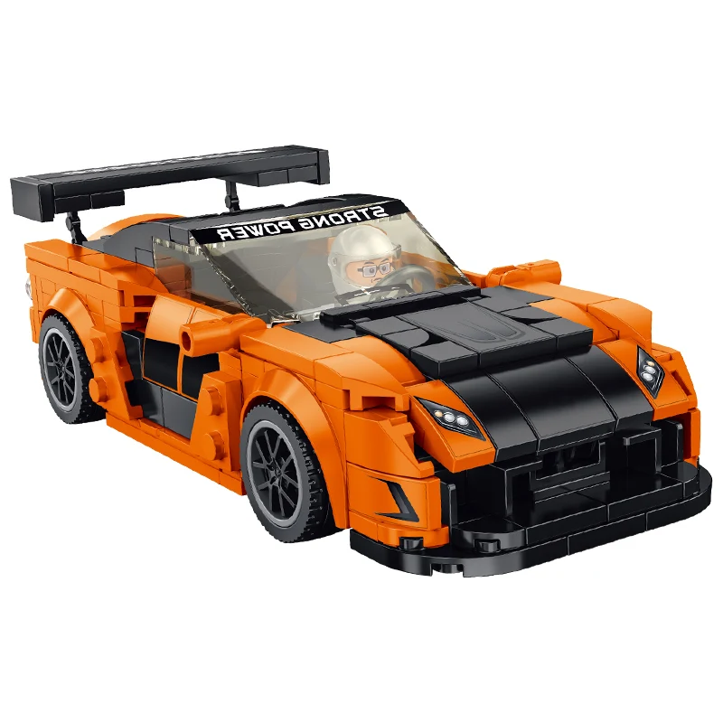 wholesale Panlos 666035 building blocks are  8-grid sports car racing model and small particles are assembled and inse