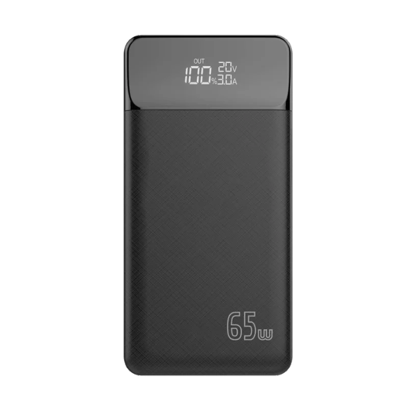 
Large capacity Qc3.0 65w pd power bank 30000mah fast charger usb type c for Laptops Samsung Dell 