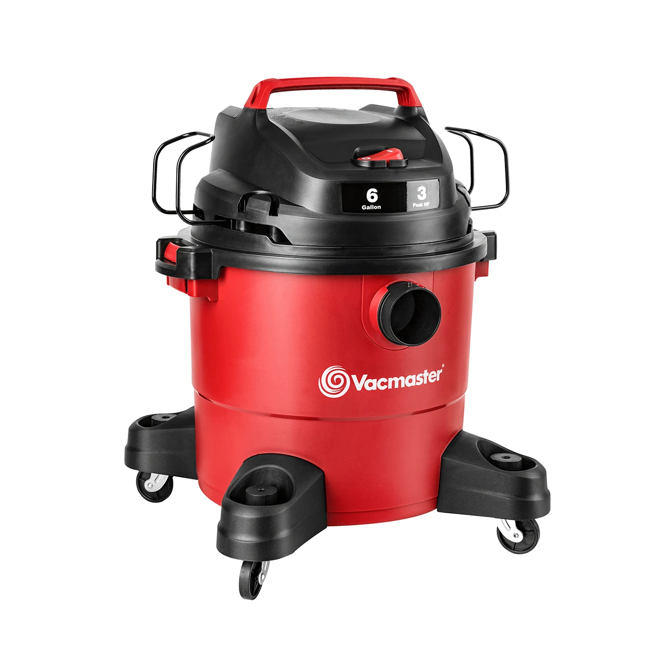 
 Пылесос Vacmaster Red Edition для сухой и влажной уборки, 6 галлонов, 3 пика, HP, 1-1/2 дюйма, VJF607PF 1101  