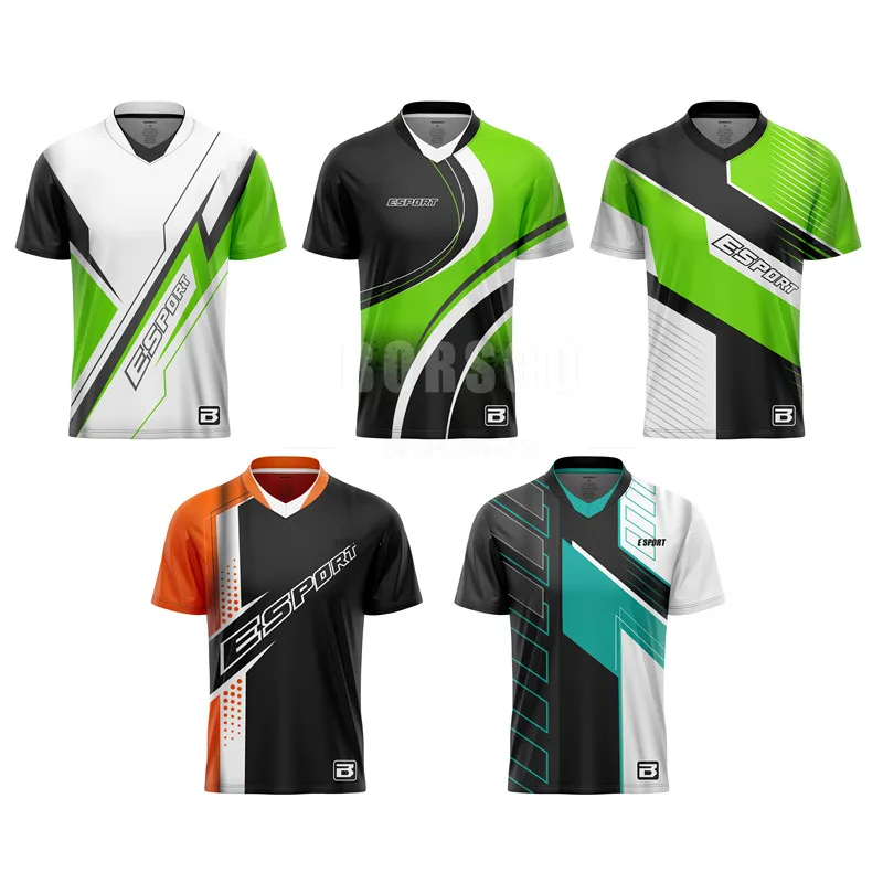 Latest Sublimation Esports Jersey Gaming Shirt For Sale