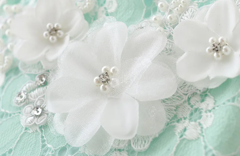 2022 New Casual Sleeveless Halter Applique Flower Lace Kids Girl Dresses