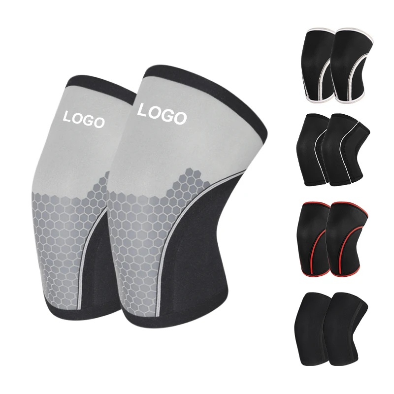 SHIWEI-906# 5mm or 7mm SCR Sport knee brace neoprene weightling powerlifting compression knee support sleeve