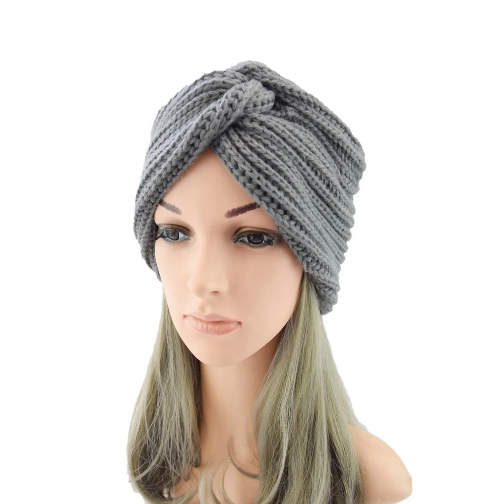 Women Winter Knitted Headband, Crochet Twist Hair Band Headwrap For Hat Cap Ear Warmer