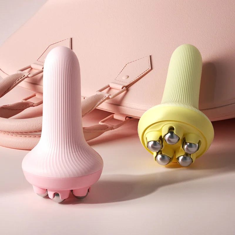 New Arrivals 360 Degrees Muscle Relax Body Meridian Brush Stainless Steel Ball Massage Roller Stick Handheld Steel Ball Massager