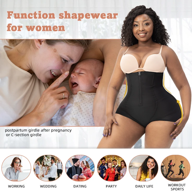 Body Slimming Panties Brief Shapewear High-Waisted Rise Shaper Panty