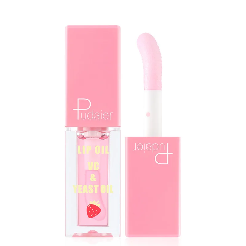 4 Flavors Plant-Fruity Moisturizing Lip-Oils Whitening Lip Lines Improve Dry Lip Oil for Daily Life