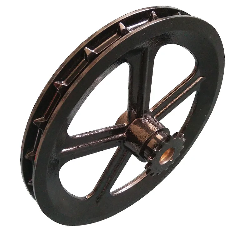 Taper Bushed Bore Simplex Chain Driven Sprocket Cast Iron ANSI Rotavator