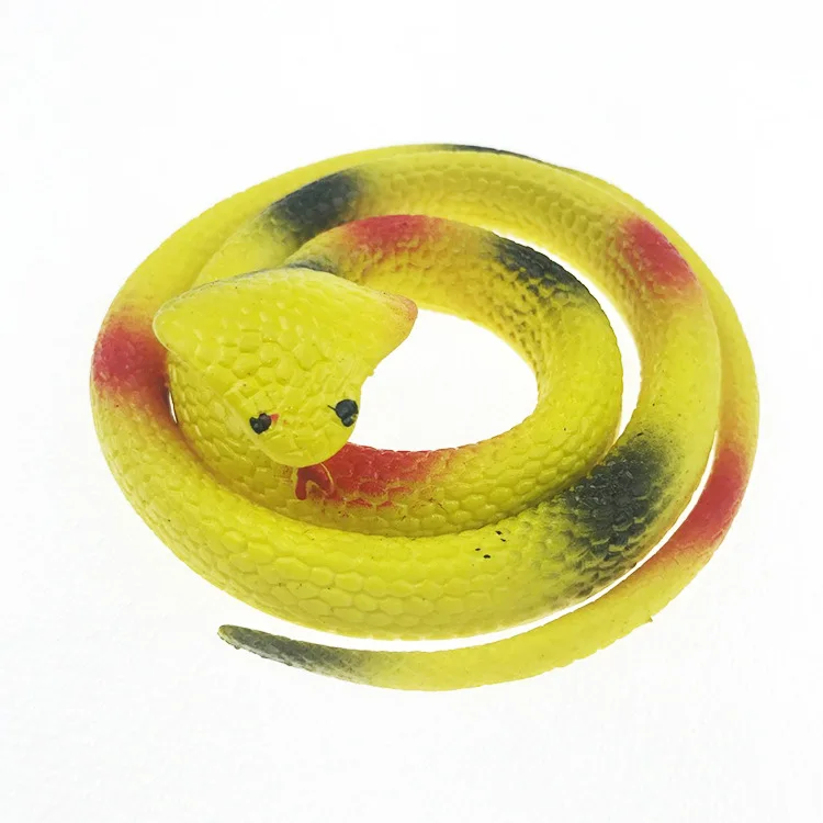 2023 Hot New star Realistic Simulation Fake Snake Lifelike Real Scary Rubber Toy Prank Party Joke Halloween