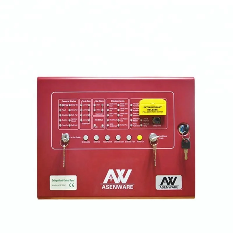 Fire Security Usage FM 200 System Fire Suppression Control Panel