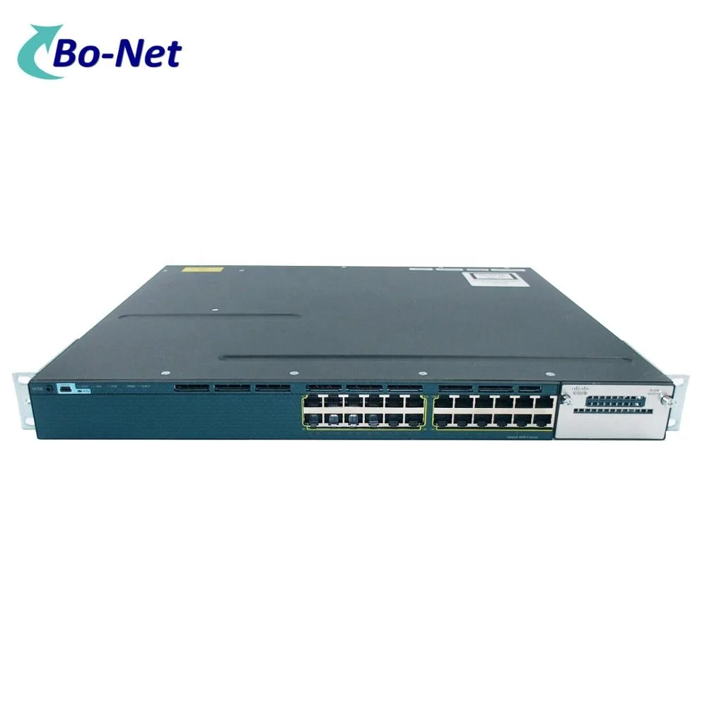 Used WS-C3560X-24T-L Catalyst 3560X 24 Port Gigabit Ethernet Switch LAN Base